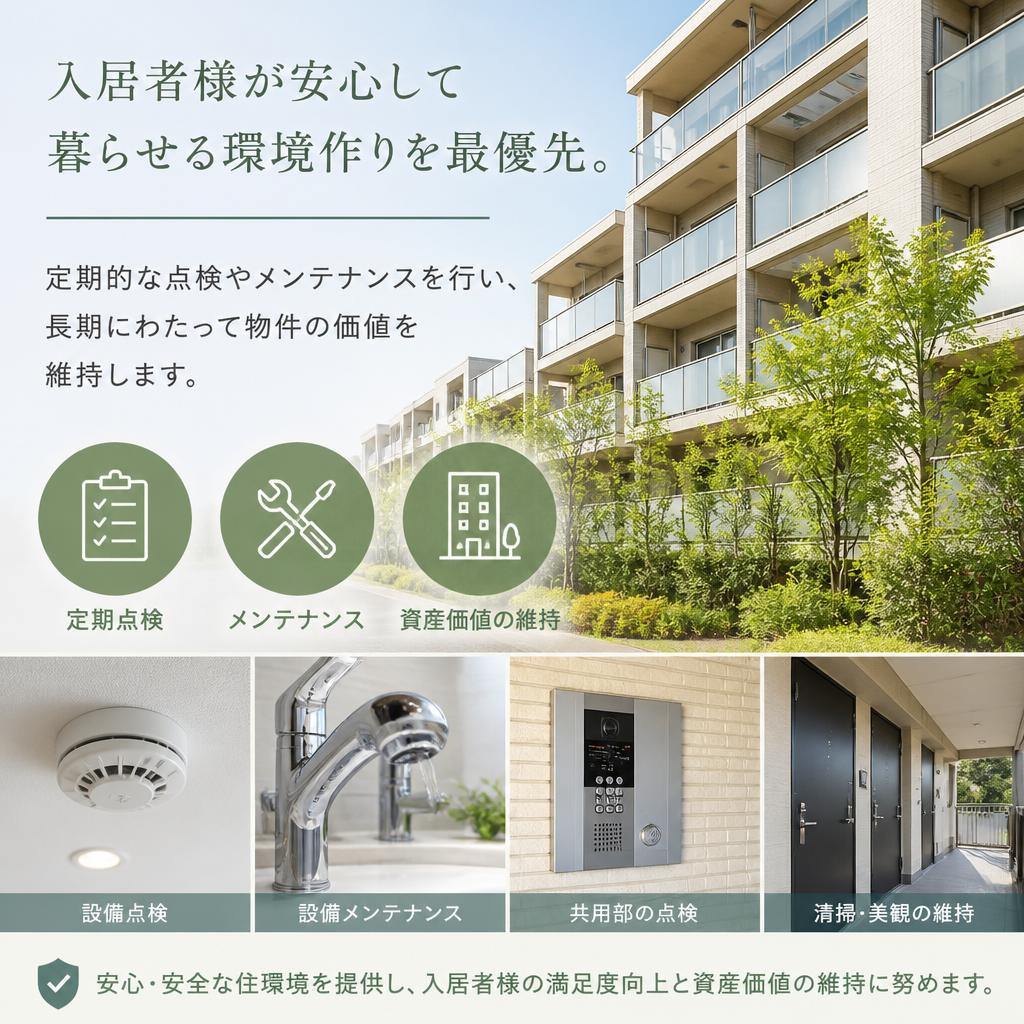 居住用物件の管理体制