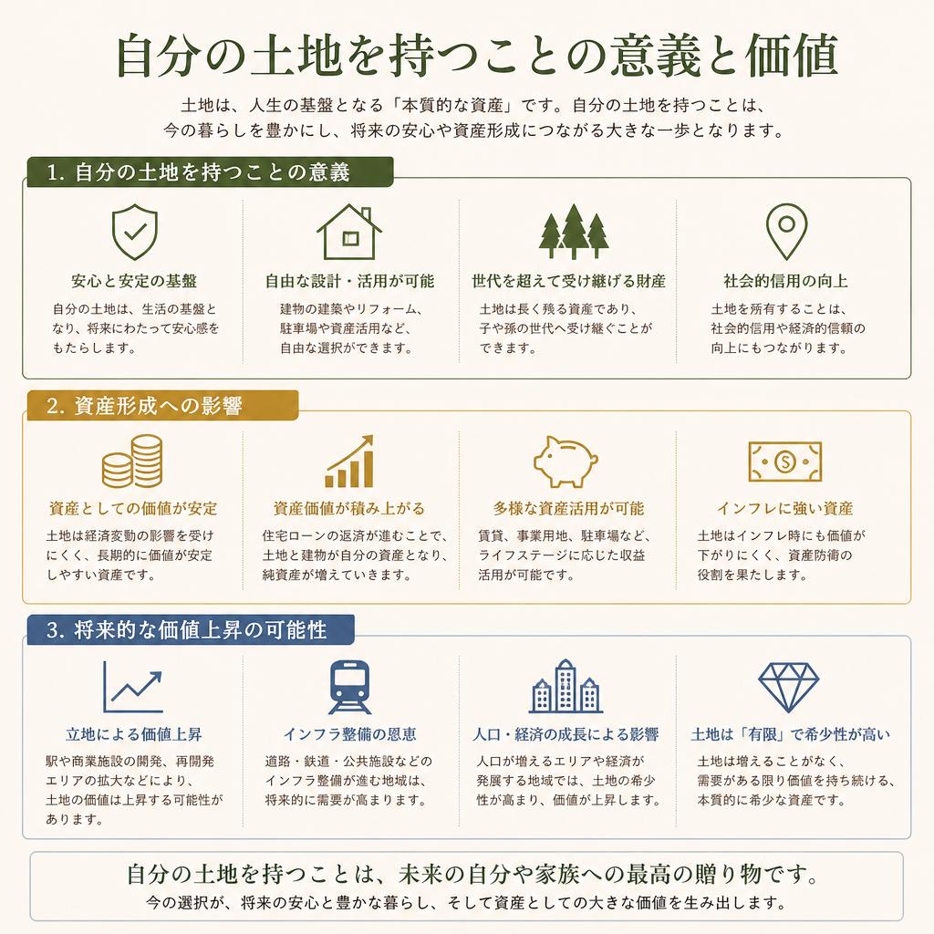 土地購入のメリット