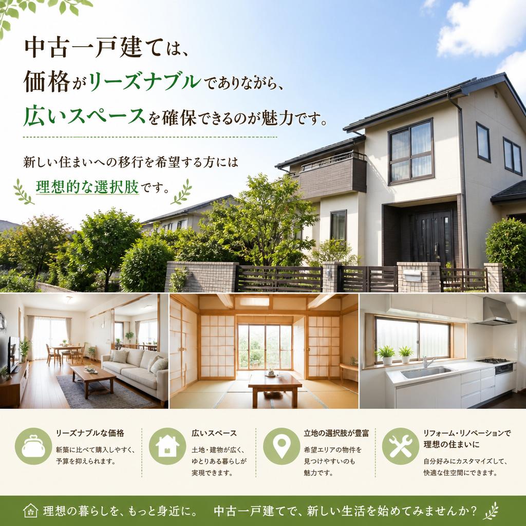 中古一戸建ての魅力