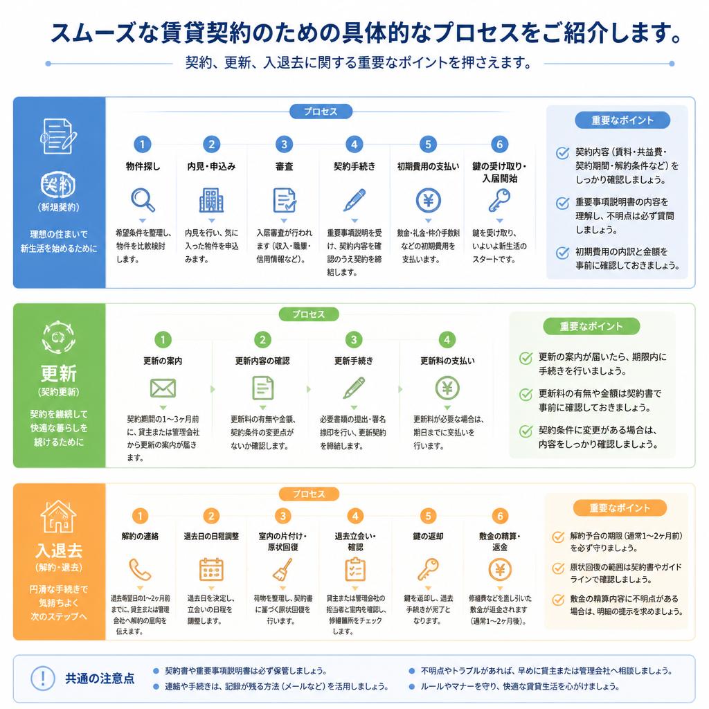 2. 賃貸契約の流れ