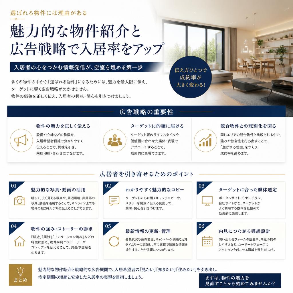 入居者募集を成功させるための具体策