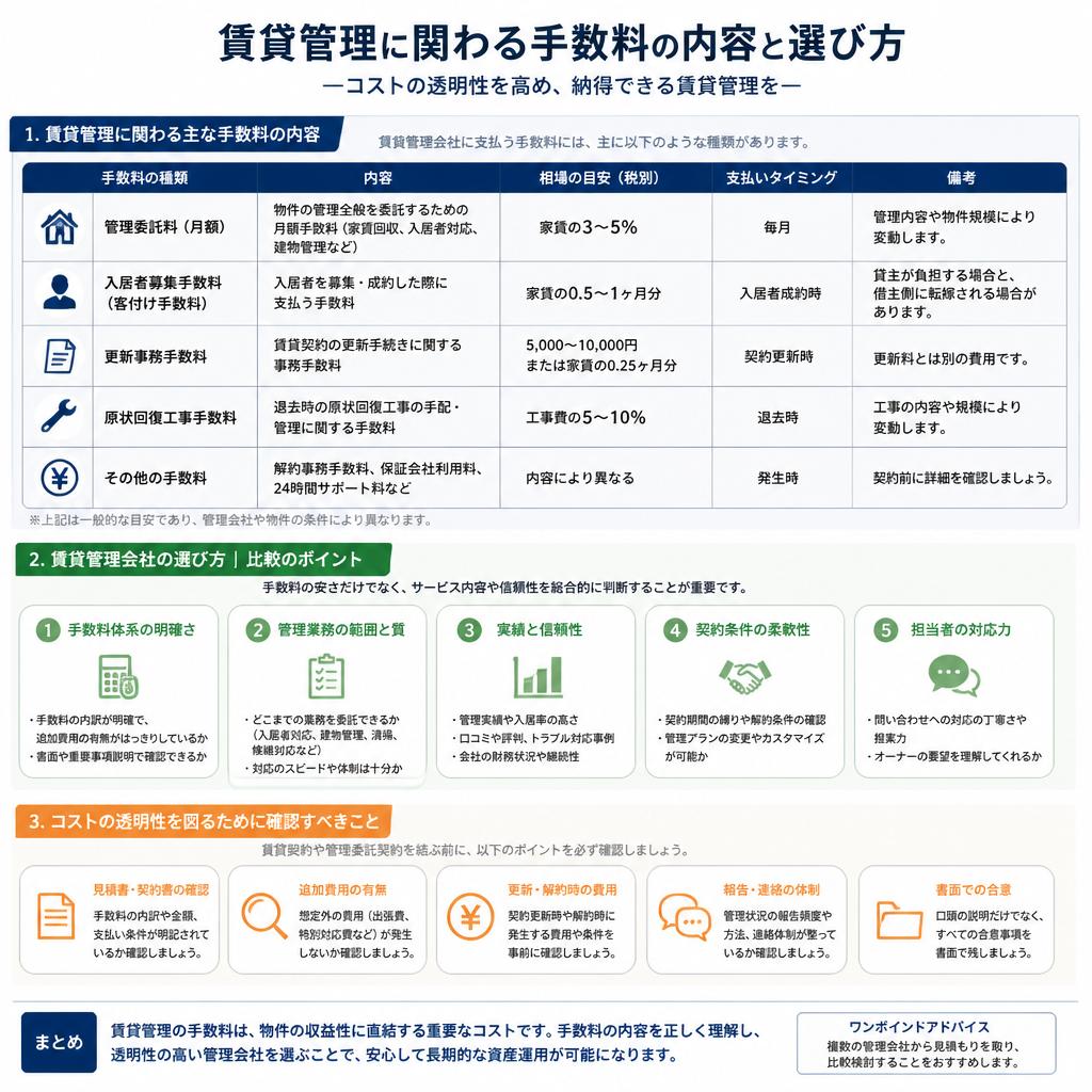 管理手数料の理解と賢い選択