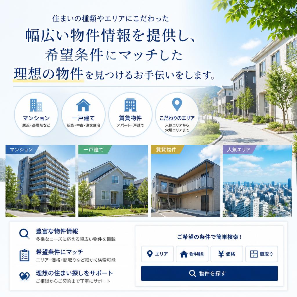 多彩な物件情報