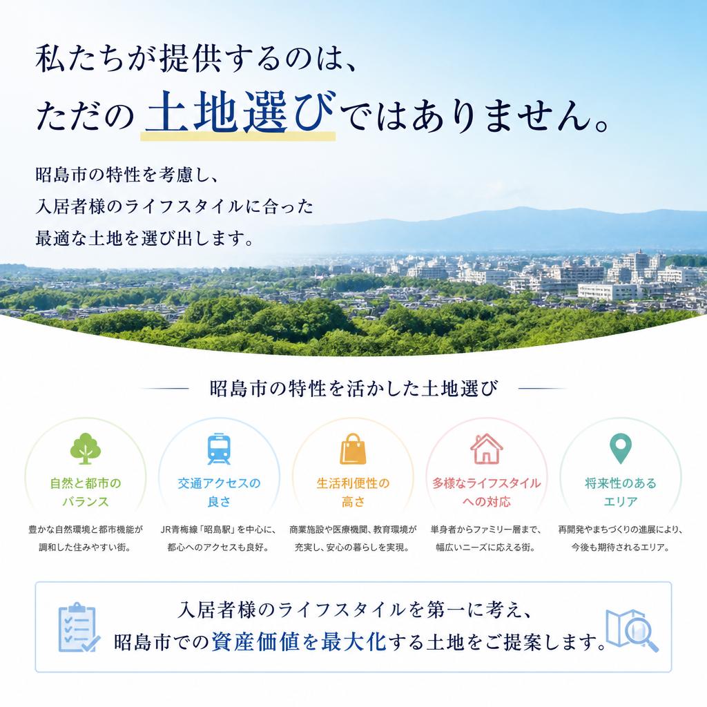 安心の土地選び